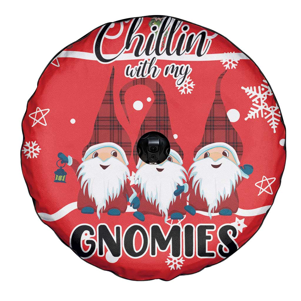 Chillin With My Gnomies Spare Tire Cover Merry Christmas - Wonder Print Shop