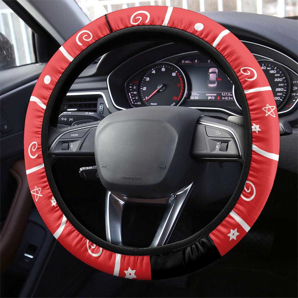 Chillin With My Gnomies Steering Wheel Cover Merry Christmas - Wonder Print Shop