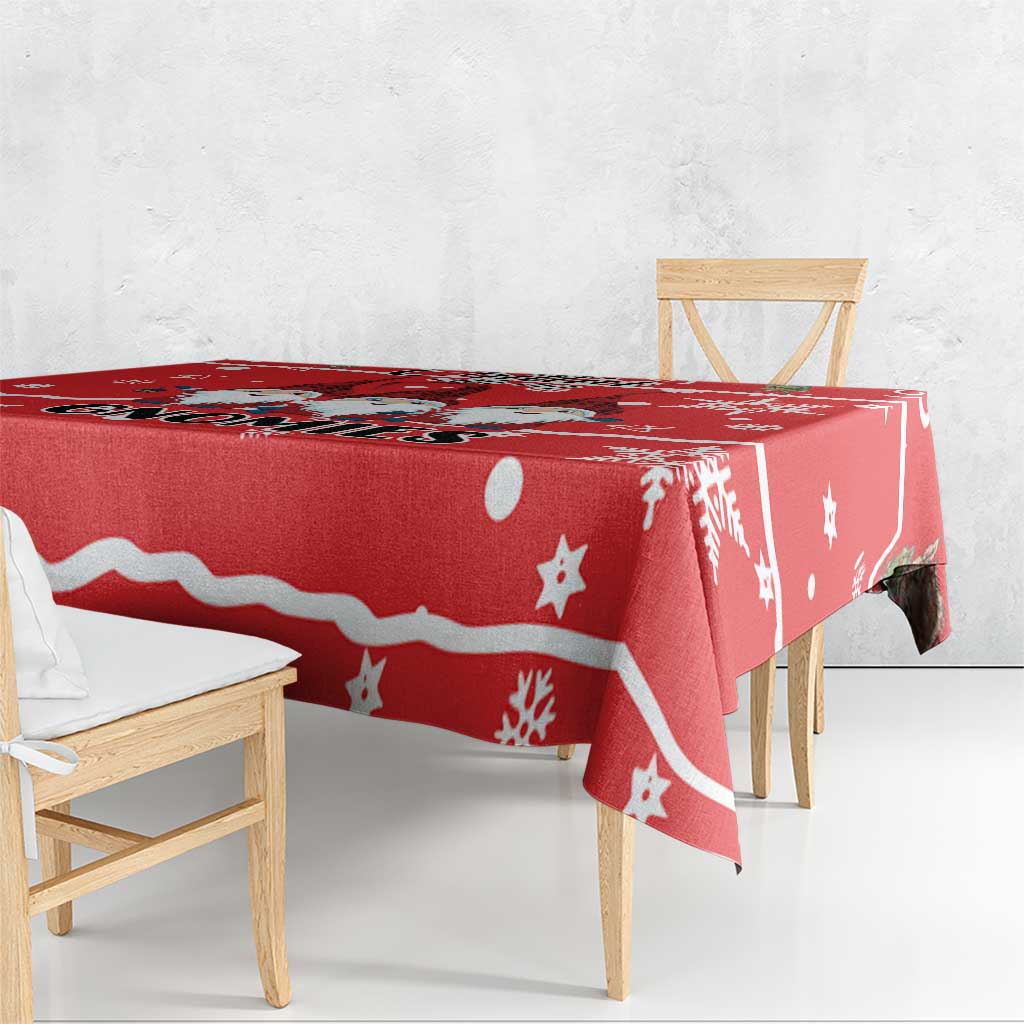 Chillin With My Gnomies Tablecloth Merry Christmas - Wonder Print Shop