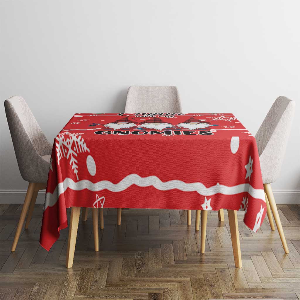 Chillin With My Gnomies Tablecloth Merry Christmas - Wonder Print Shop