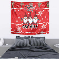 Chillin With My Gnomies Tapestry Merry Christmas - Wonder Print Shop