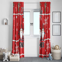 Chillin With My Gnomies Window Curtain Merry Christmas - Wonder Print Shop