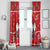 Chillin With My Gnomies Window Curtain Merry Christmas - Wonder Print Shop