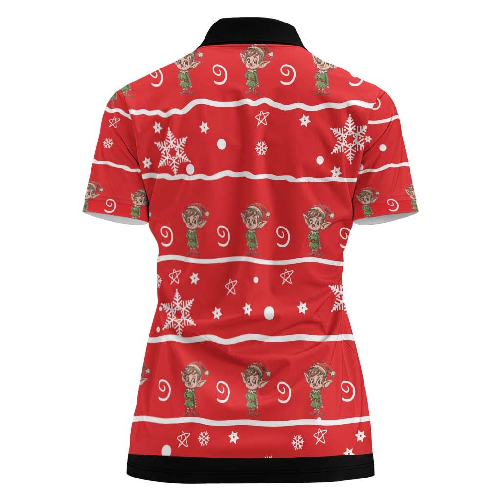 Chillin With My Gnomies Women Polo Shirt Merry Christmas - Wonder Print Shop