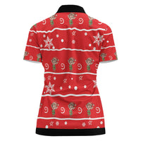 Chillin With My Gnomies Women Polo Shirt Merry Christmas - Wonder Print Shop