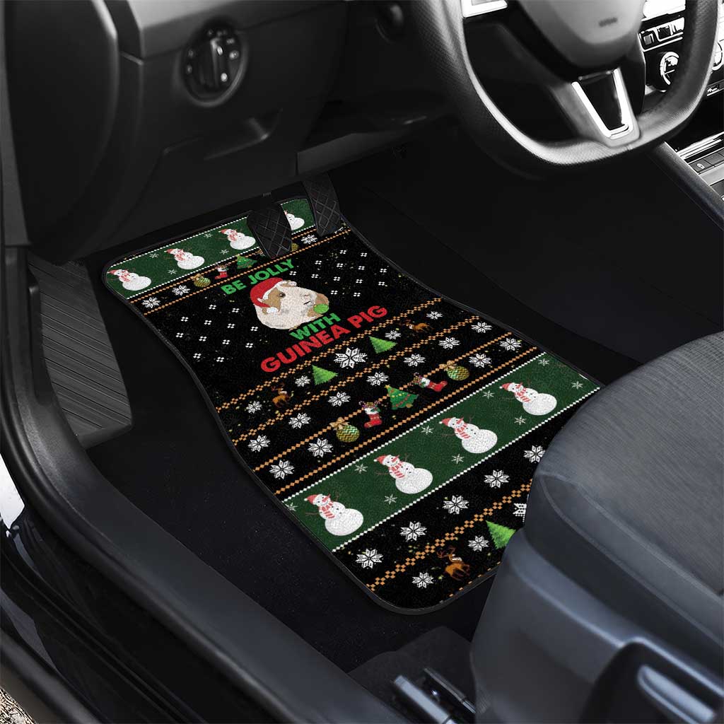 Guinea Pig Christmas Car Mats Be Jolly With Guinea Pig - Wonder Print Shop