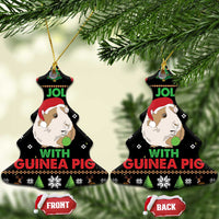 Guinea Pig Christmas Ceramic Ornament Be Jolly With Guinea Pig - Wonder Print Shop