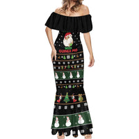 Guinea Pig Christmas Mermaid Dress Be Jolly With Guinea Pig - Wonder Print Shop