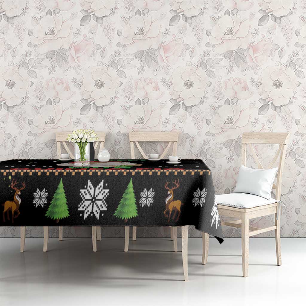 Guinea Pig Christmas Tablecloth Be Jolly With Guinea Pig - Wonder Print Shop