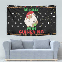 Guinea Pig Christmas Tapestry Be Jolly With Guinea Pig - Wonder Print Shop