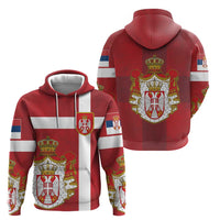Serbia Hoodie Serbian Cross Eagle Tattoo