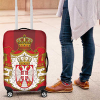 Serbia Luggage Cover Serbian Cross Eagle Tattoo