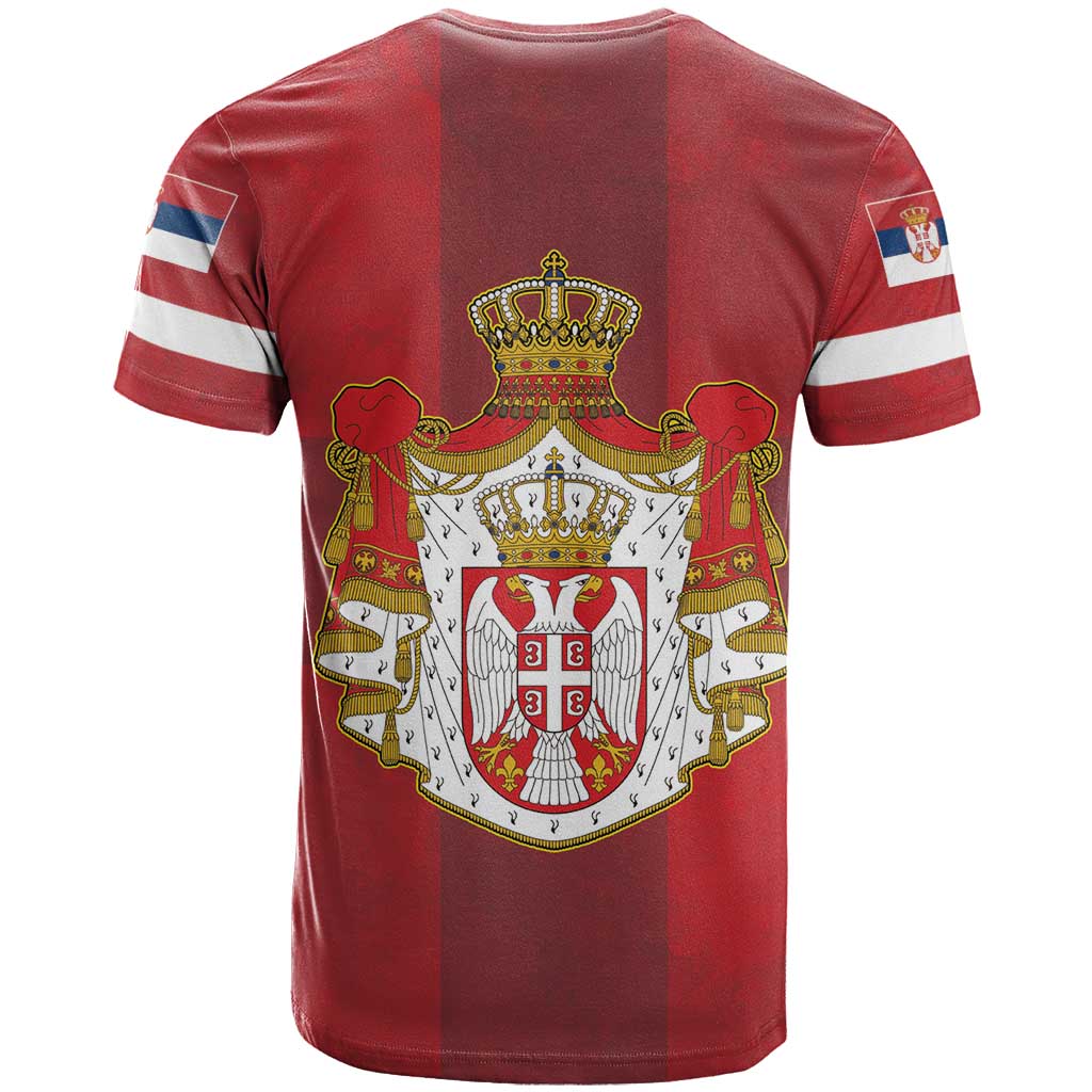 Serbia T Shirt Serbian Cross Eagle Tattoo