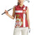 Serbia Women Sleeveless Polo Shirt Serbian Cross Eagle Tattoo