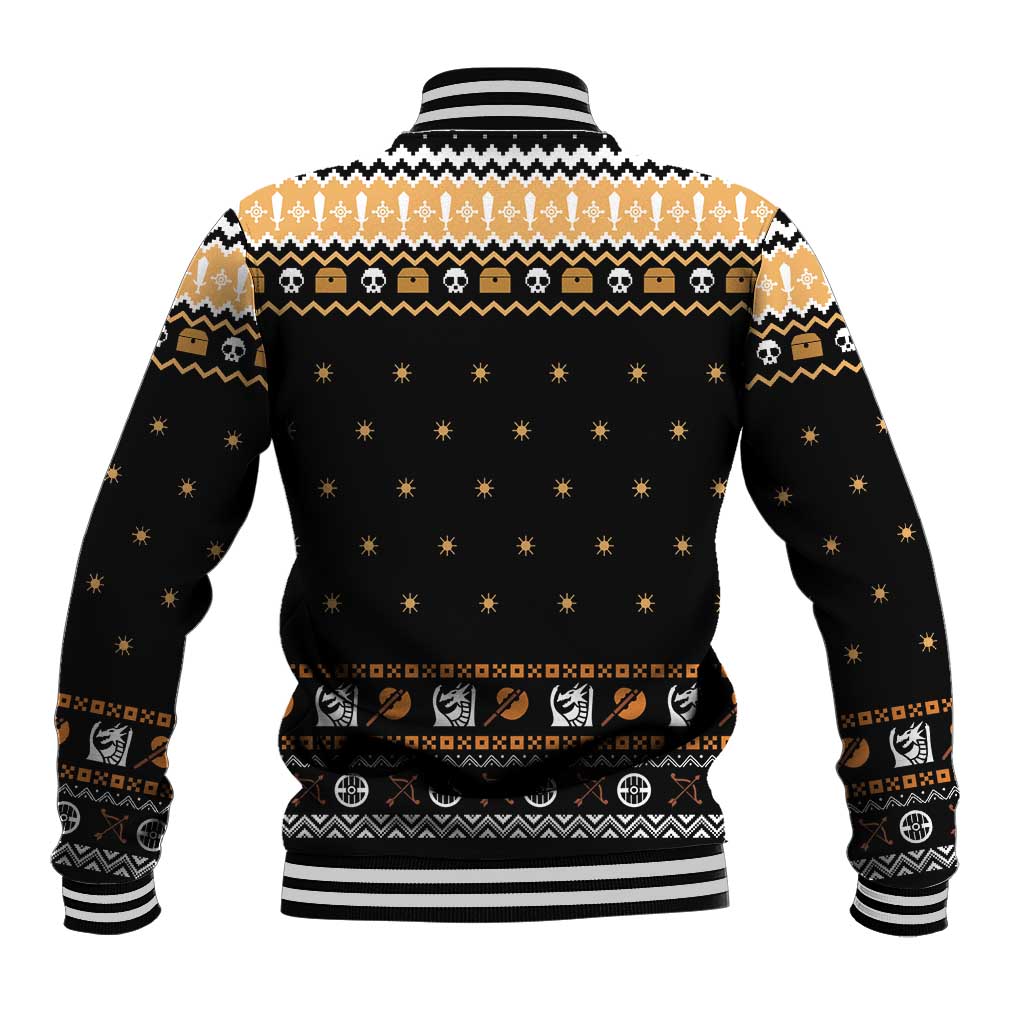 I Said I Cast Fireball Christmas Baseball Jacket I Said I Cast Fireball - Wonder Print Shop