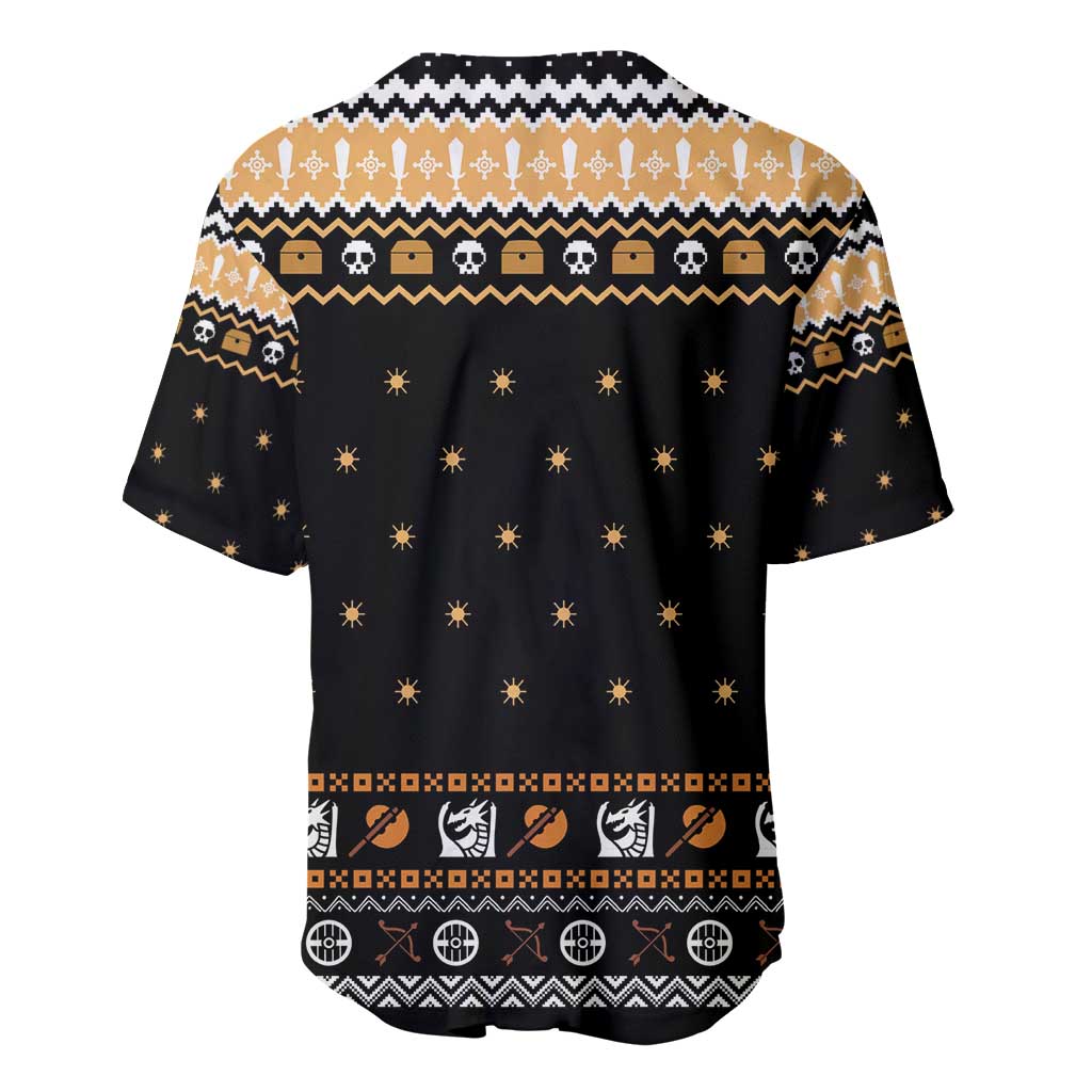 I Said I Cast Fireball Christmas Baseball Jersey I Said I Cast Fireball - Wonder Print Shop