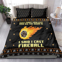 I Said I Cast Fireball Christmas Bedding Set I Said I Cast Fireball - Wonder Print Shop