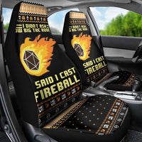 I Said I Cast Fireball Christmas Car Seat Cover I Said I Cast Fireball - Wonder Print Shop