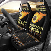 I Said I Cast Fireball Christmas Car Seat Cover I Said I Cast Fireball - Wonder Print Shop