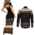 I Said I Cast Fireball Christmas Couples Matching Short Sleeve Bodycon Dress and Long Sleeve Button Shirt I Said I Cast Fireball - Wonder Print Shop