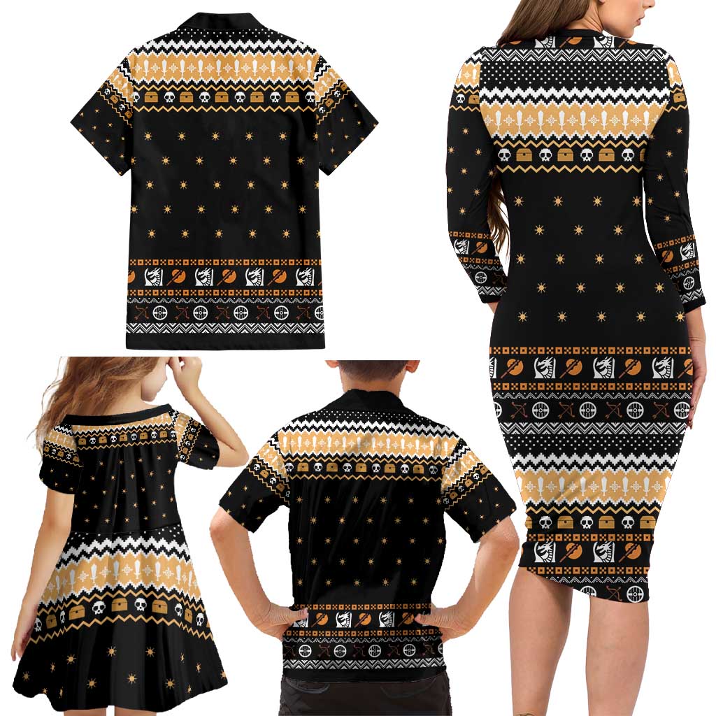 I Said I Cast Fireball Christmas Family Matching Long Sleeve Bodycon Dress and Hawaiian Shirt I Said I Cast Fireball - Wonder Print Shop