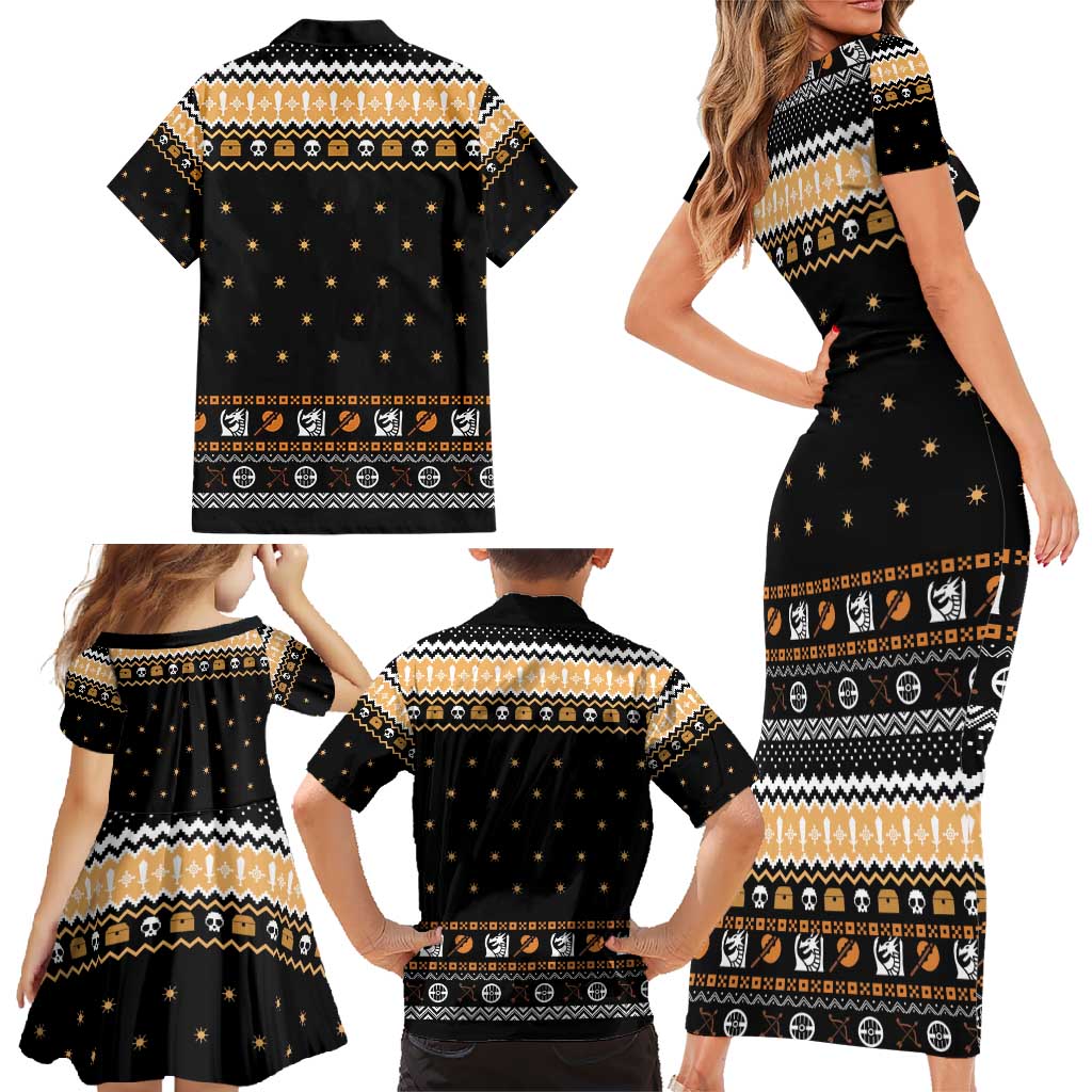 I Said I Cast Fireball Christmas Family Matching Short Sleeve Bodycon Dress and Hawaiian Shirt I Said I Cast Fireball - Wonder Print Shop