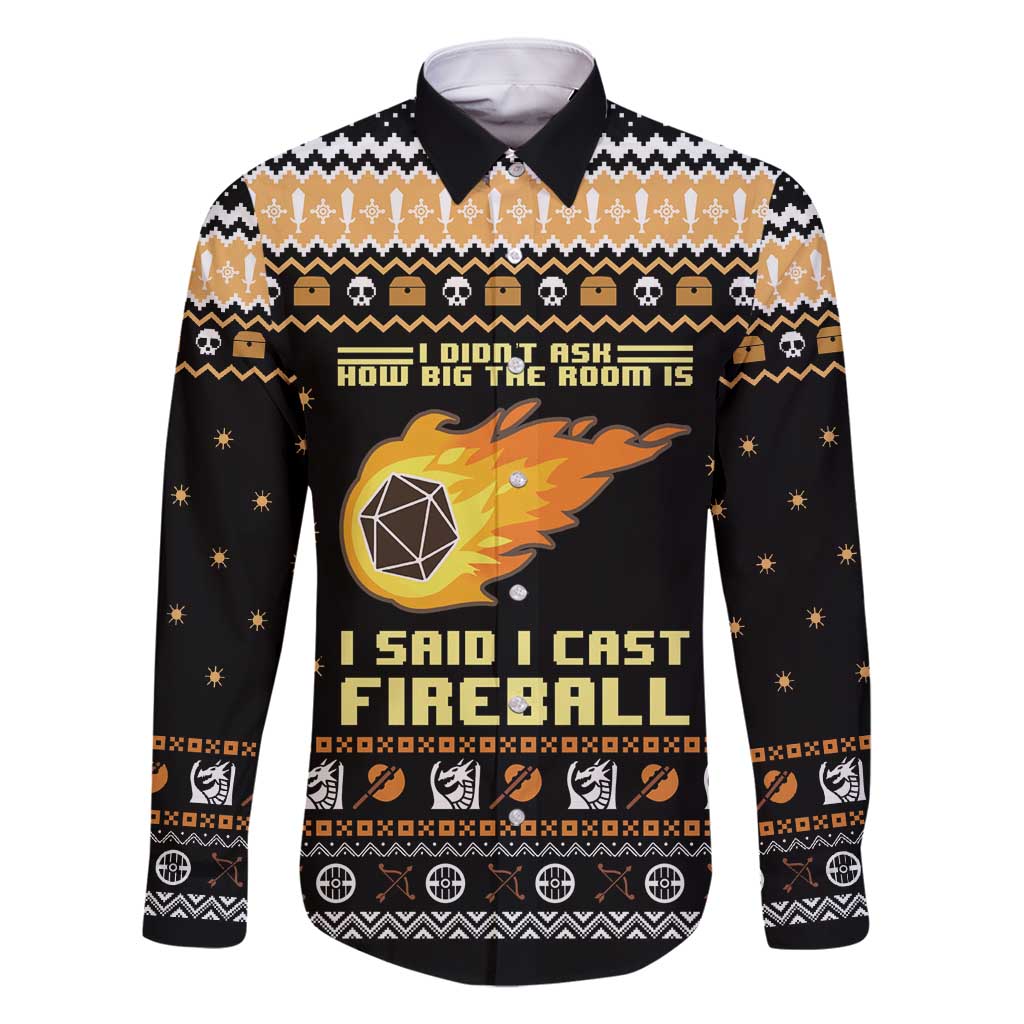 I Said I Cast Fireball Christmas Family Matching Summer Maxi Dress and Hawaiian Shirt I Said I Cast Fireball - Wonder Print Shop