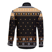 I Said I Cast Fireball Christmas Long Sleeve Button Shirt I Said I Cast Fireball - Wonder Print Shop