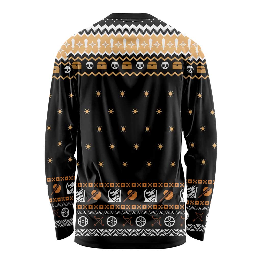 I Said I Cast Fireball Christmas Long Sleeve Shirt I Said I Cast Fireball - Wonder Print Shop