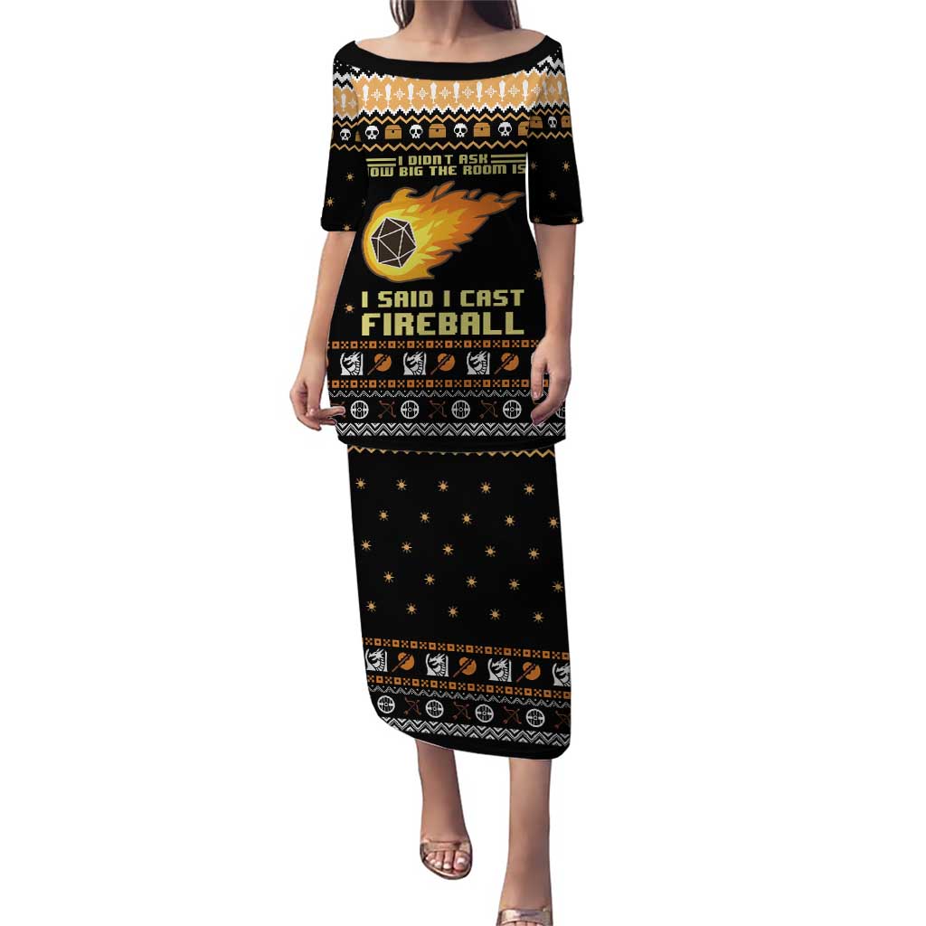 I Said I Cast Fireball Christmas Puletasi I Said I Cast Fireball - Wonder Print Shop