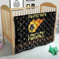 I Said I Cast Fireball Christmas Quilt I Said I Cast Fireball - Wonder Print Shop