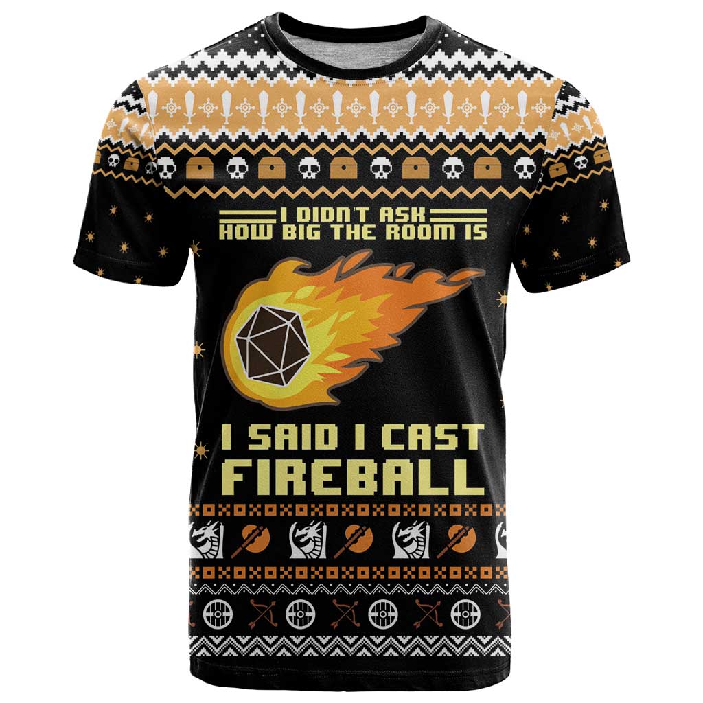 I Said I Cast Fireball Christmas T Shirt I Said I Cast Fireball - Wonder Print Shop