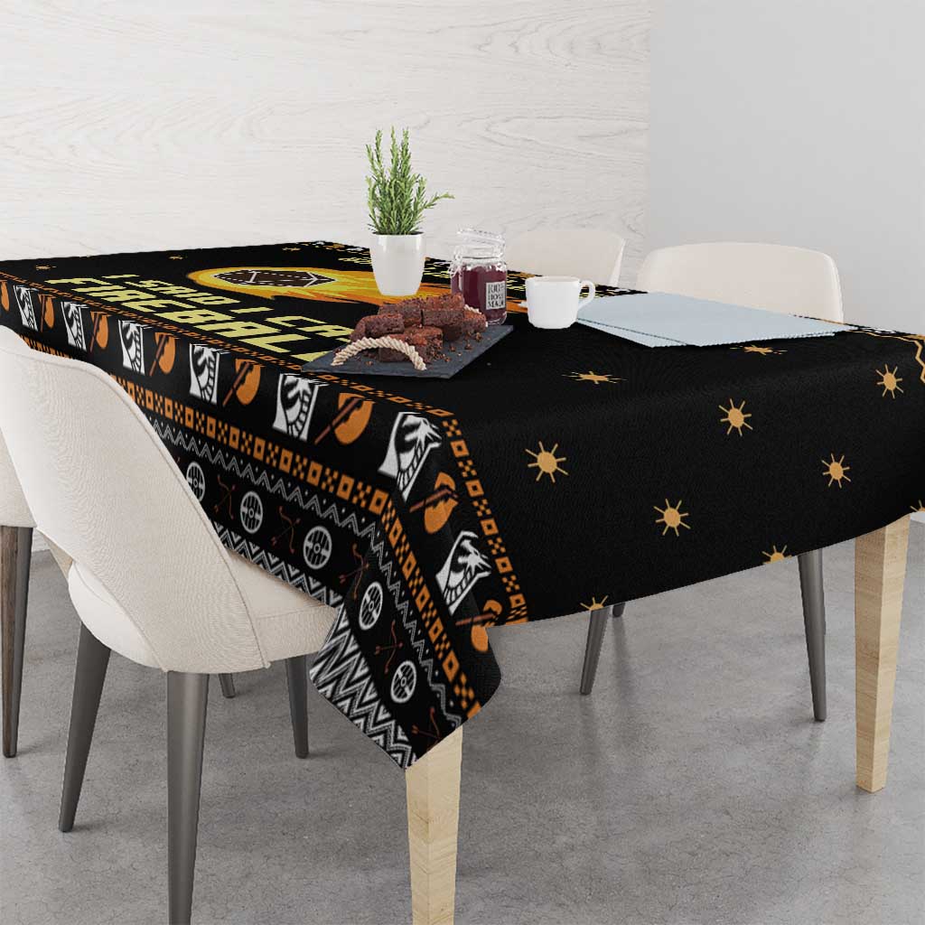 I Said I Cast Fireball Christmas Tablecloth I Said I Cast Fireball - Wonder Print Shop