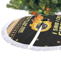 I Said I Cast Fireball Christmas Tree Skirt - Wonder Print Shop