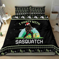 I'm Party With Sasquatch Camping Bedding Set I'm Party With Sasquatch - Wonder Print Shop