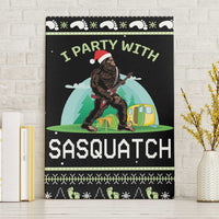 I'm Party With Sasquatch Camping Canvas Wall Art I'm Party With Sasquatch - Wonder Print Shop