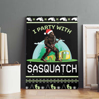 I'm Party With Sasquatch Camping Canvas Wall Art I'm Party With Sasquatch - Wonder Print Shop