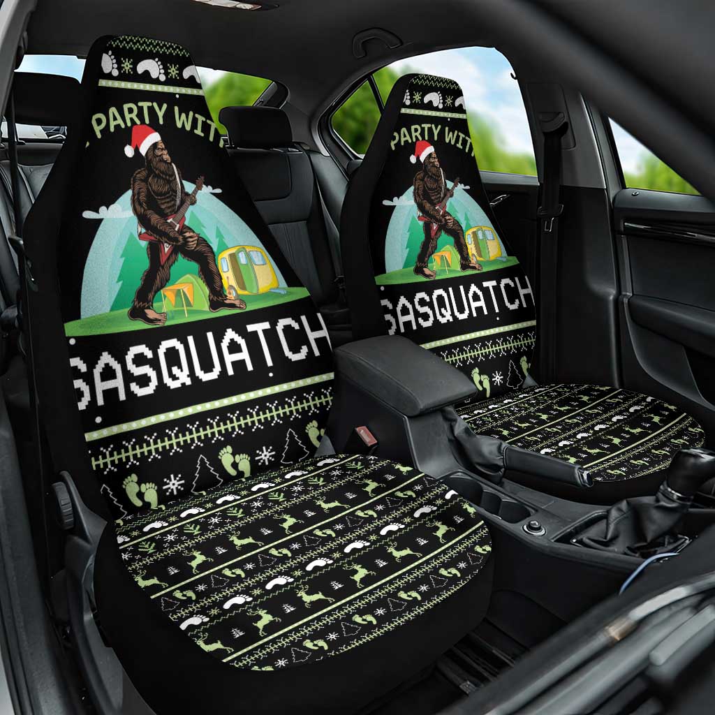 I'm Party With Sasquatch Camping Car Seat Cover I'm Party With Sasquatch - Wonder Print Shop