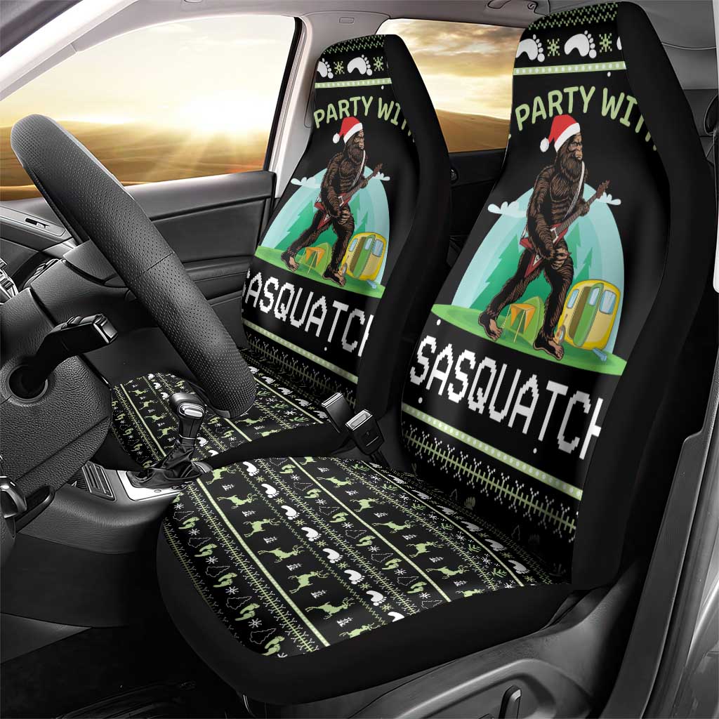 I'm Party With Sasquatch Camping Car Seat Cover I'm Party With Sasquatch - Wonder Print Shop