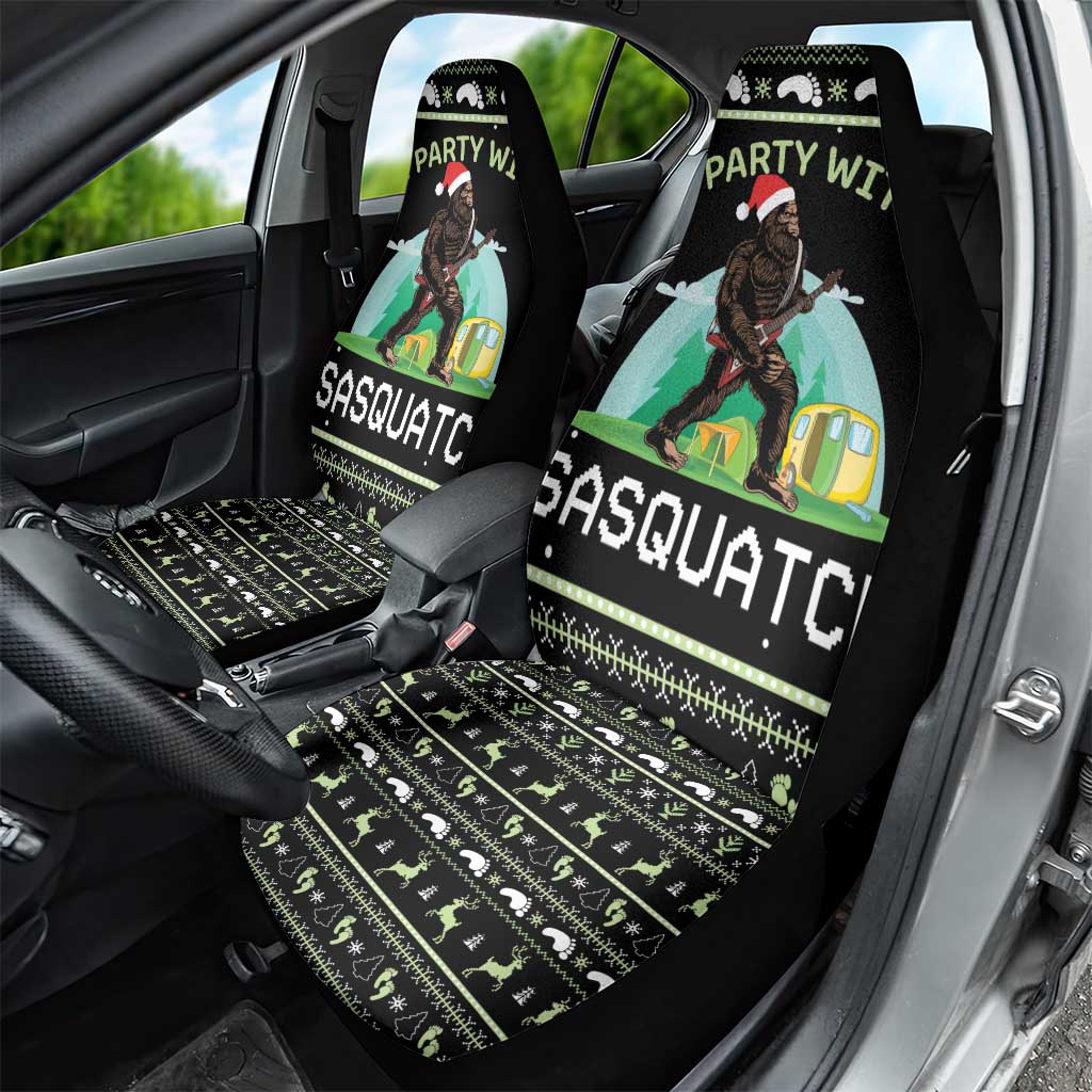 I'm Party With Sasquatch Camping Car Seat Cover I'm Party With Sasquatch - Wonder Print Shop