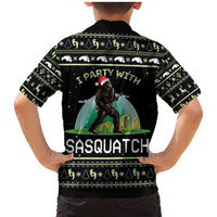 I'm Party With Sasquatch Camping Family Matching Mermaid Dress and Hawaiian Shirt I'm Party With Sasquatch - Wonder Print Shop