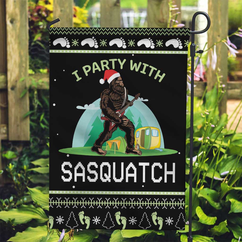 I'm Party With Sasquatch Camping Garden Flag I'm Party With Sasquatch - Wonder Print Shop