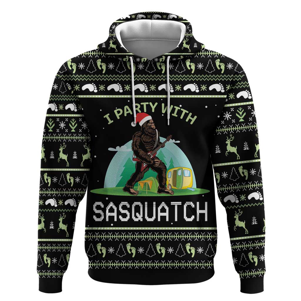 I'm Party With Sasquatch Camping Hoodie I'm Party With Sasquatch - Wonder Print Shop