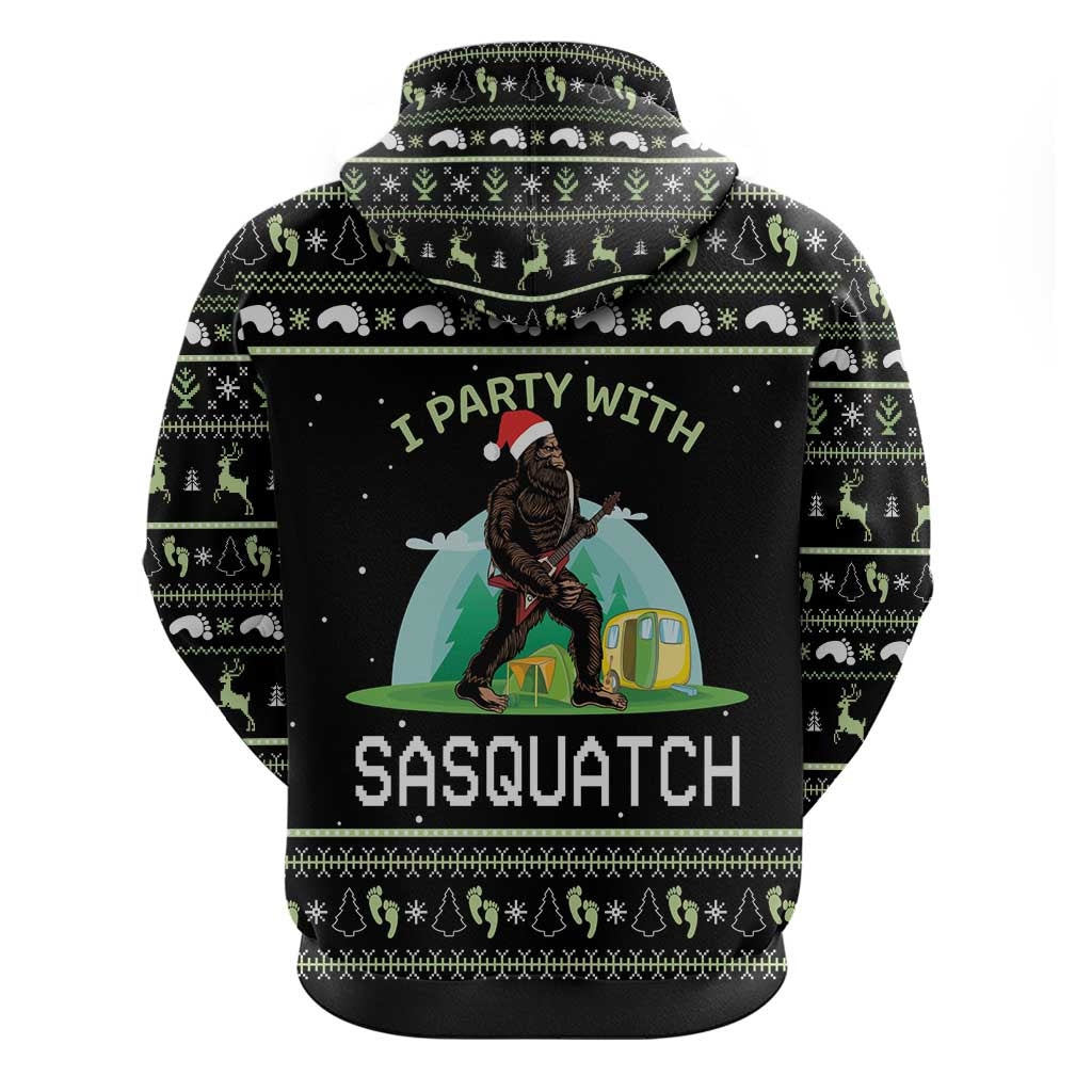 I'm Party With Sasquatch Camping Hoodie I'm Party With Sasquatch - Wonder Print Shop