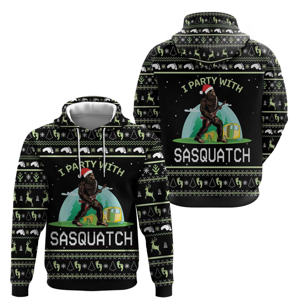 I'm Party With Sasquatch Camping Hoodie I'm Party With Sasquatch - Wonder Print Shop