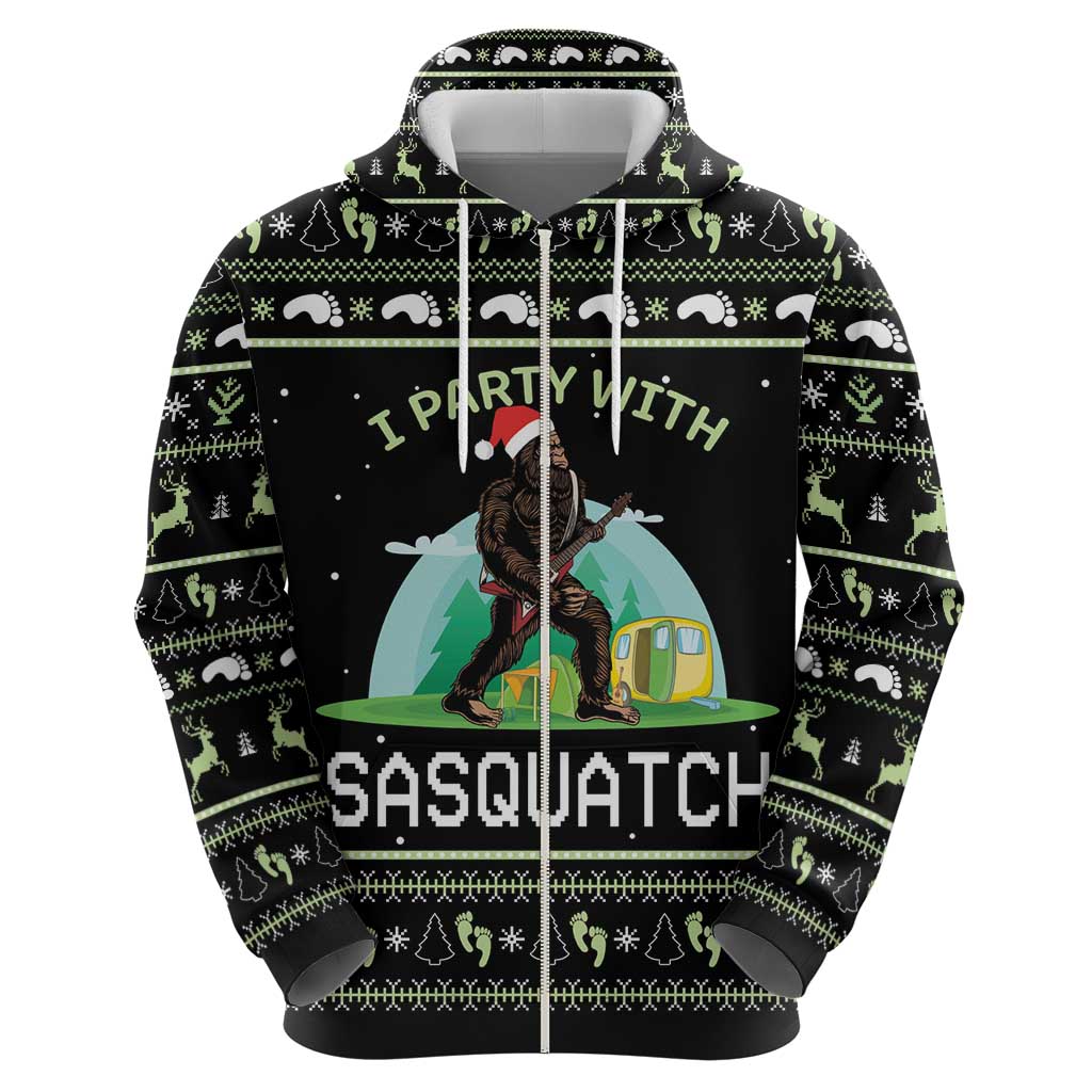 I'm Party With Sasquatch Camping Hoodie I'm Party With Sasquatch - Wonder Print Shop