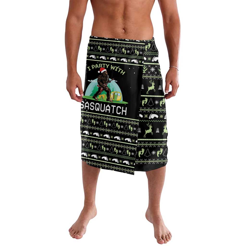 I'm Party With Sasquatch Camping Lavalava I'm Party With Sasquatch - Wonder Print Shop