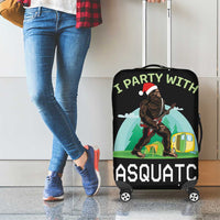 I'm Party With Sasquatch Camping Luggage Cover I'm Party With Sasquatch - Wonder Print Shop