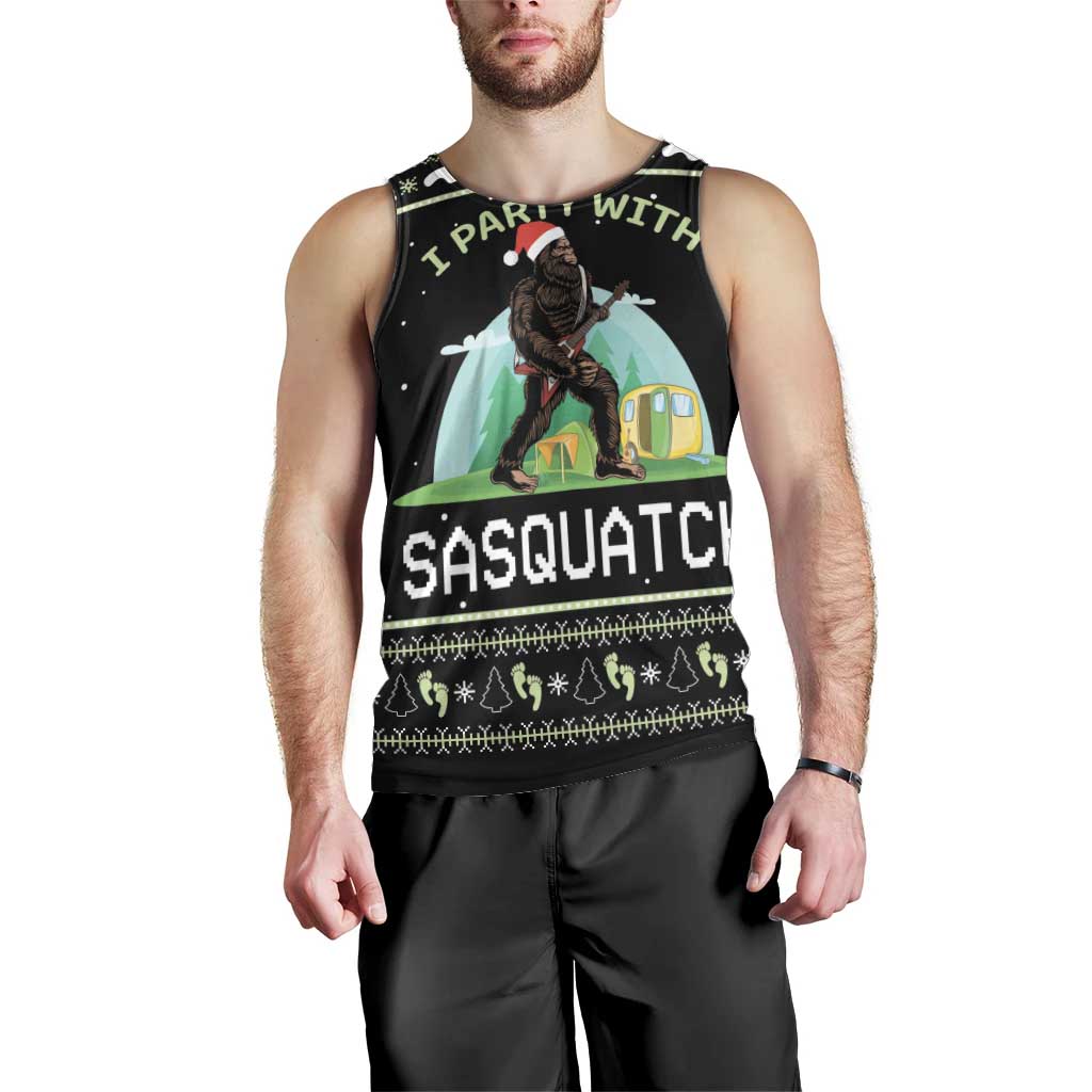 I'm Party With Sasquatch Camping Men Tank Top I'm Party With Sasquatch - Wonder Print Shop