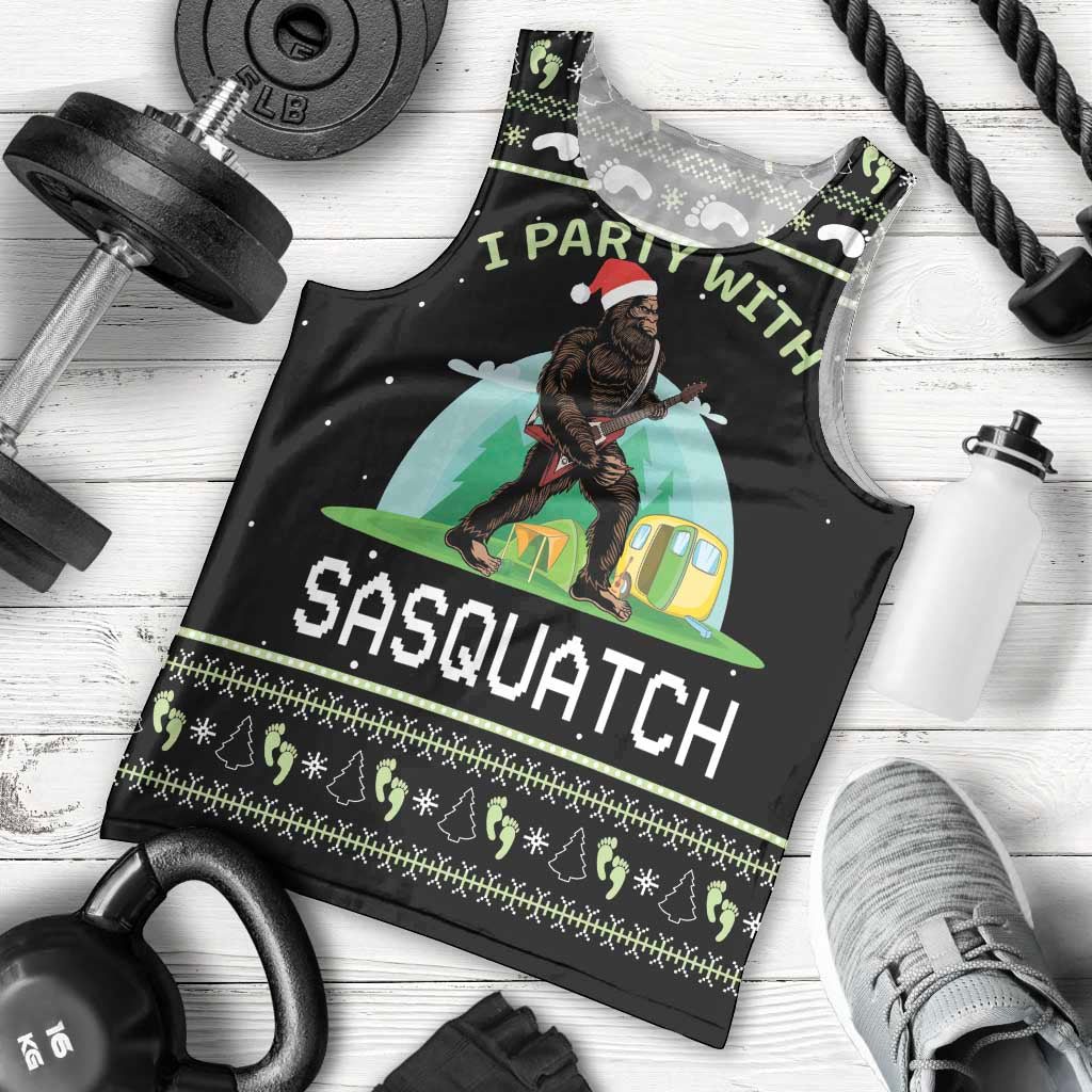 I'm Party With Sasquatch Camping Men Tank Top I'm Party With Sasquatch - Wonder Print Shop